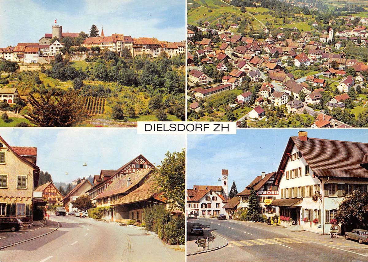 Panorama von Dielsdorf und Regensberg