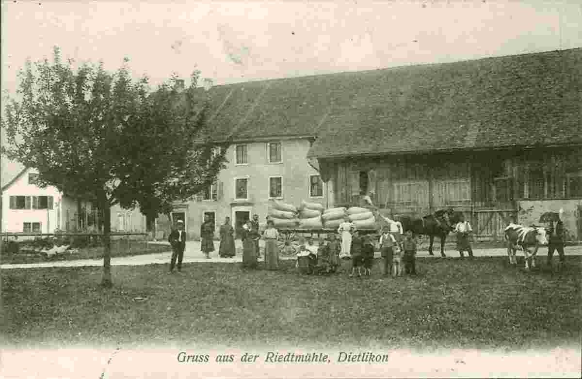 Dietlikon. Riedtmühle, 1915