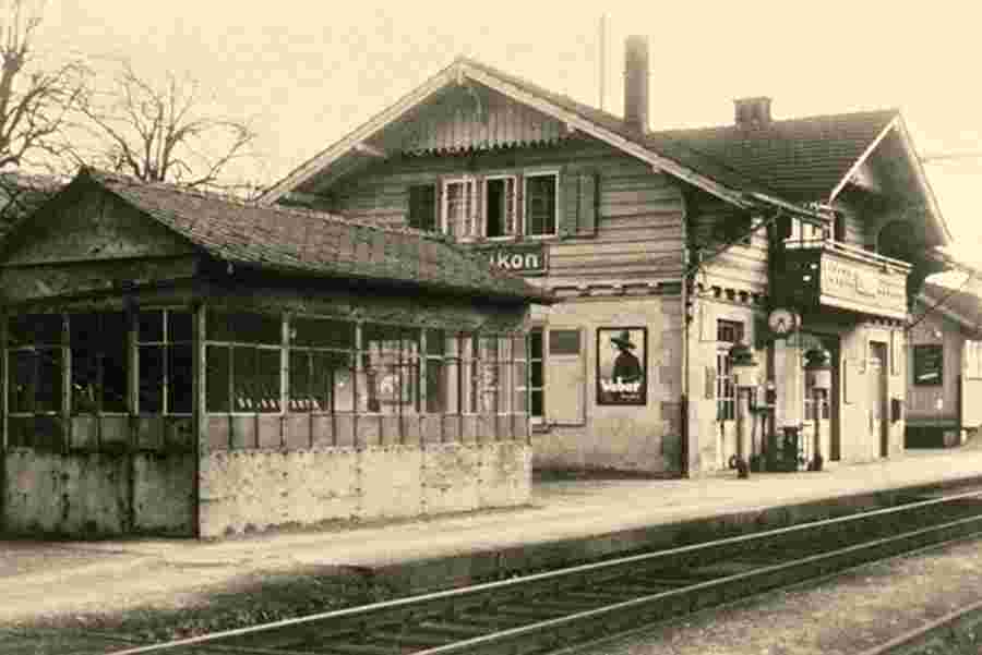 Ebikon. Der alte Bahnhof