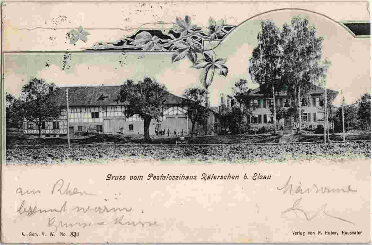 Elsau. Räterschen - Pestalozzihaus, 1912