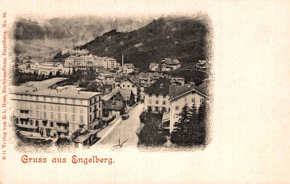 Blick auf Engelberg, 1905