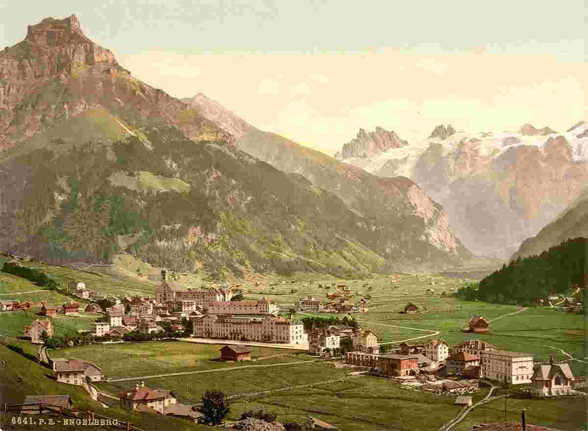 Engelberg-Tal, Gesamtansicht, 1895