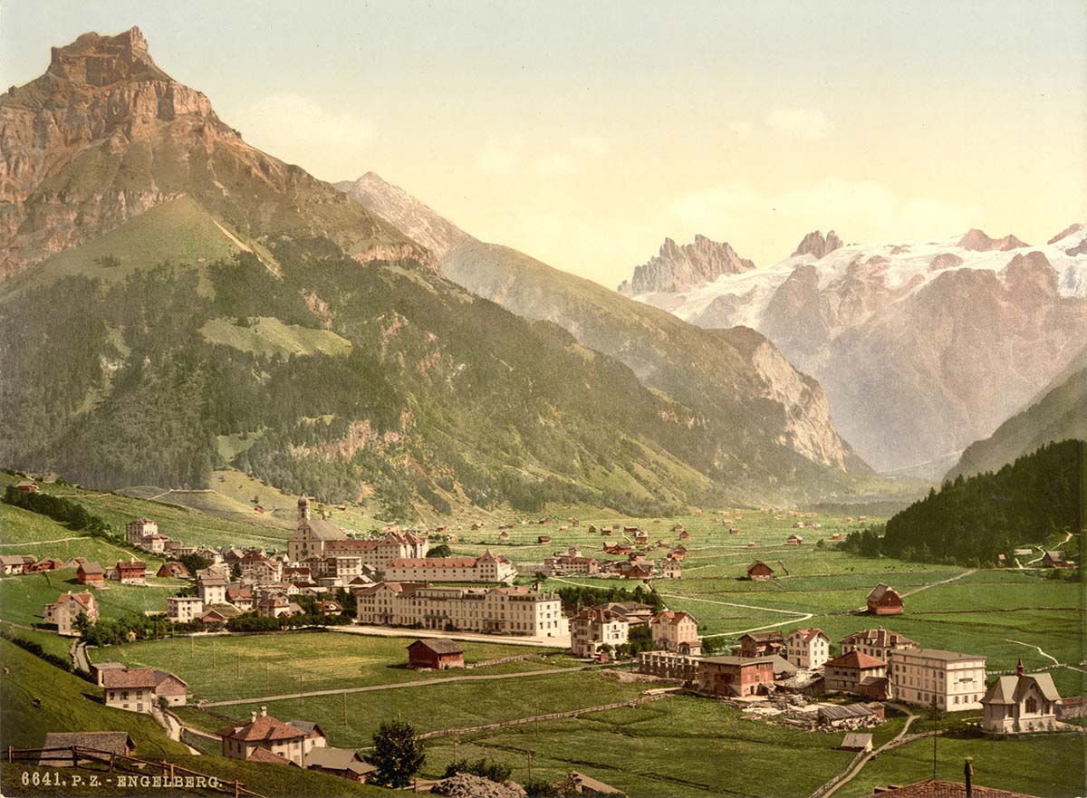 Engelberg-Tal, Gesamtansicht, 1895