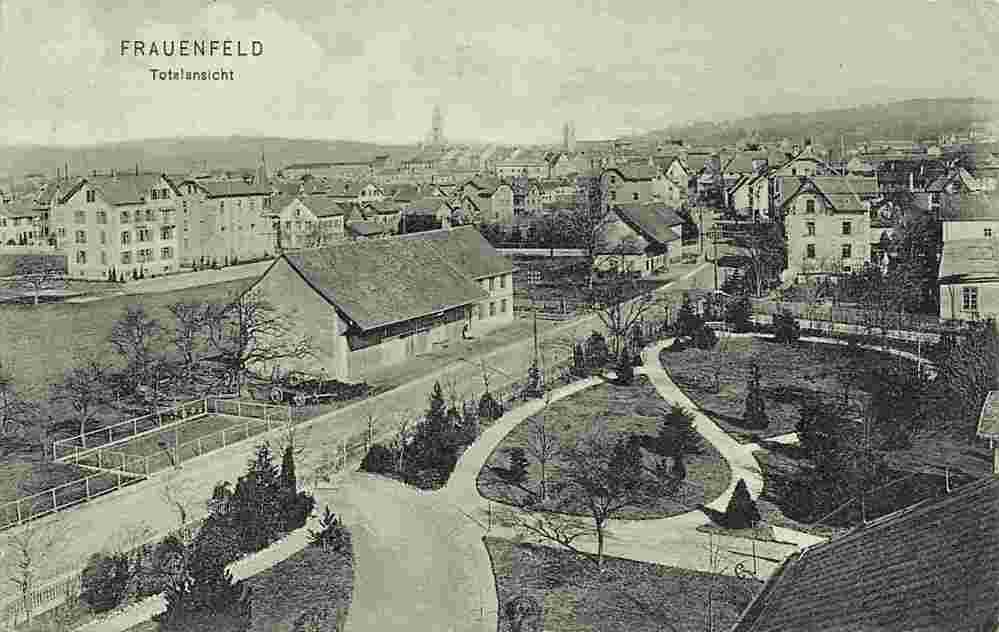 Frauenfeld. Panorama der Stadt