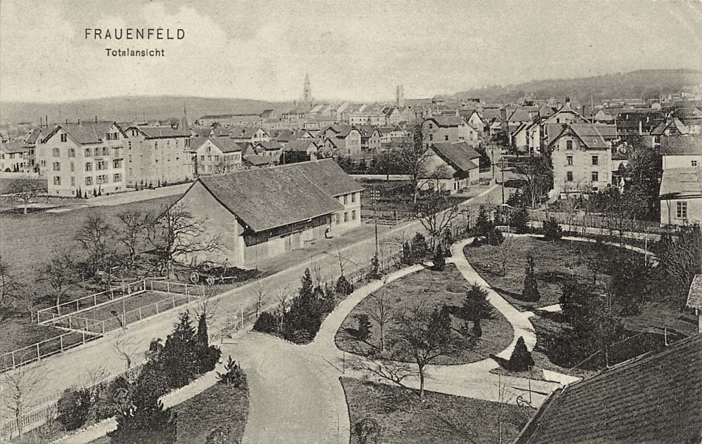 Frauenfeld. Panorama der Stadt