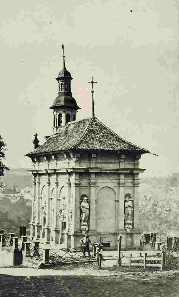Freiburg im Üechtland. Chapelle de Lorette, um 1880