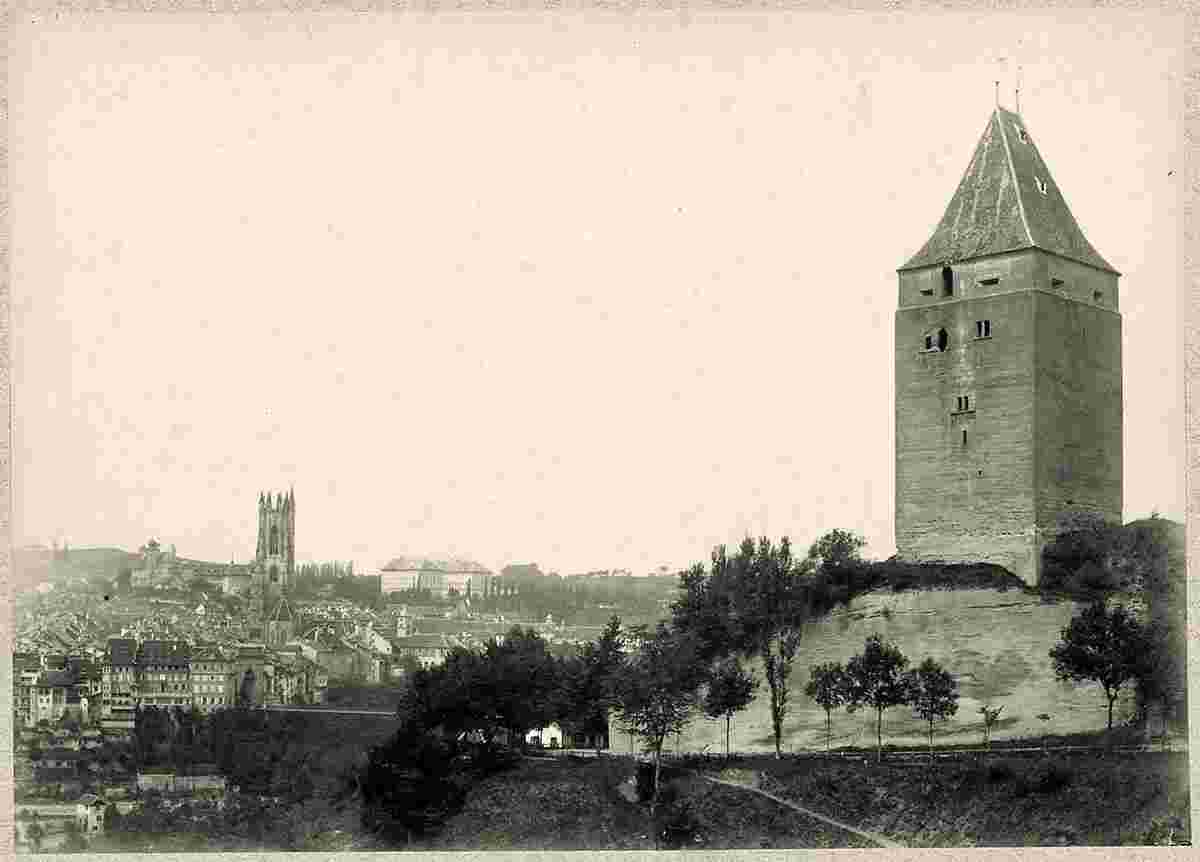 Freiburg im Üechtland. Tour rouge, 1884