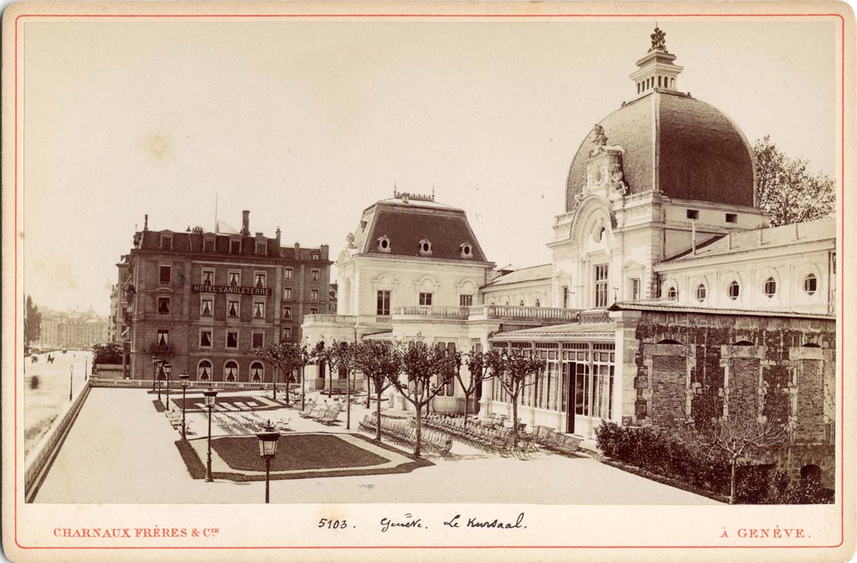 Genf (Genève). L'esplanade du Kursaal, 1885-1890