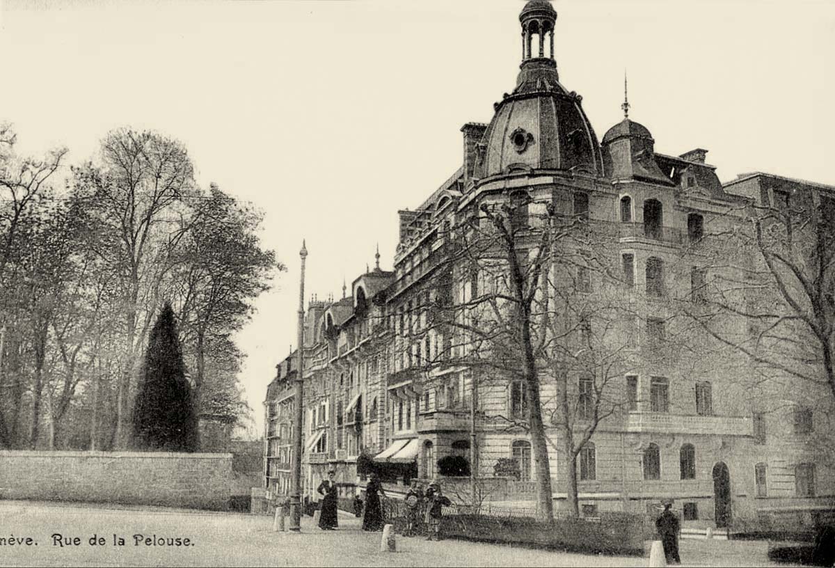 Genf (Genève). Rue de la Pelouse, 1906-1915