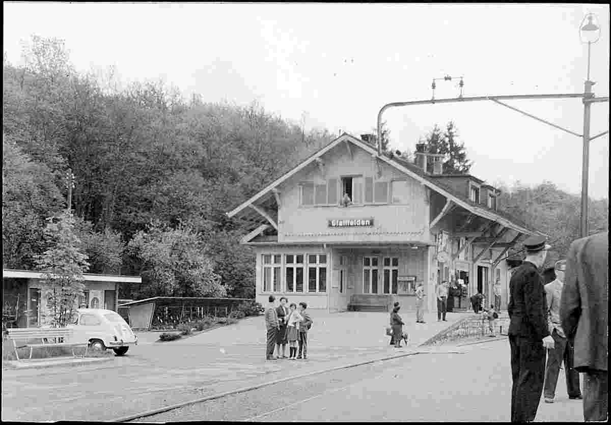 Glattfelden. Bahnhof, 1961