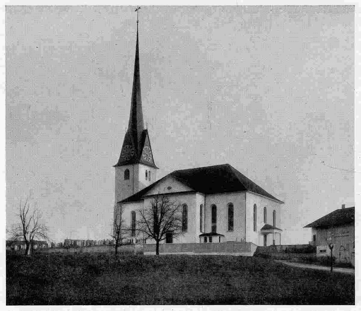 Gossau. Pfarrkirche erbaut 1820-21, 1932