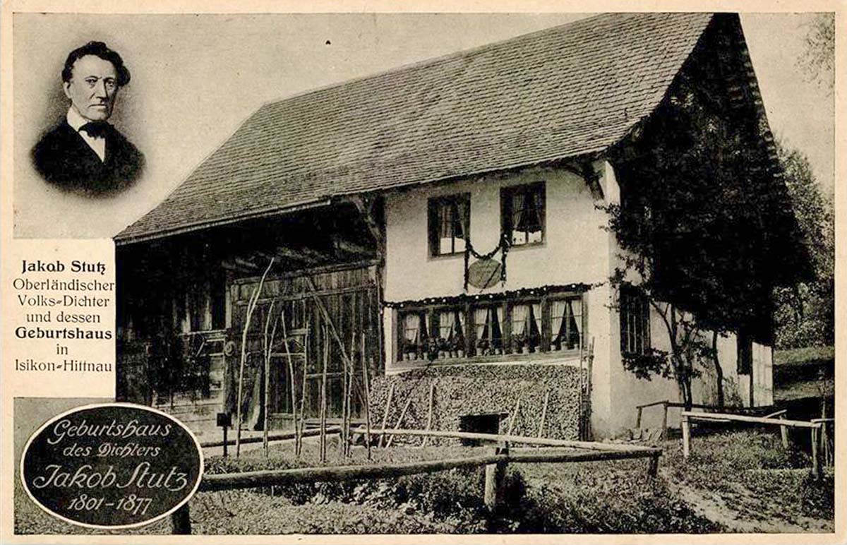 Hittnau. Geburtshaus von Jakob Stutz