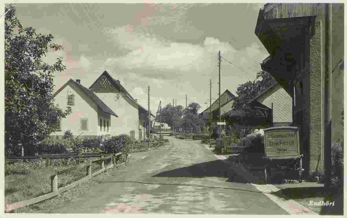 Höri. Endhöri - Dorfstraße, 1928