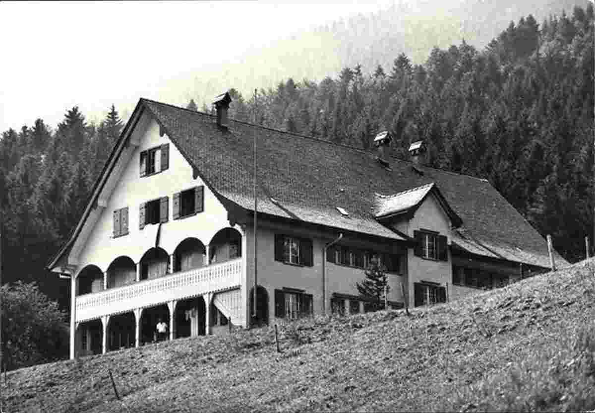 Hütten. Ferienhaus 'Mistlibühl', 1982