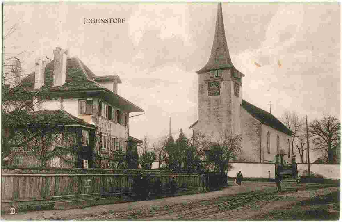 Jegenstorf. Kirche, 1915