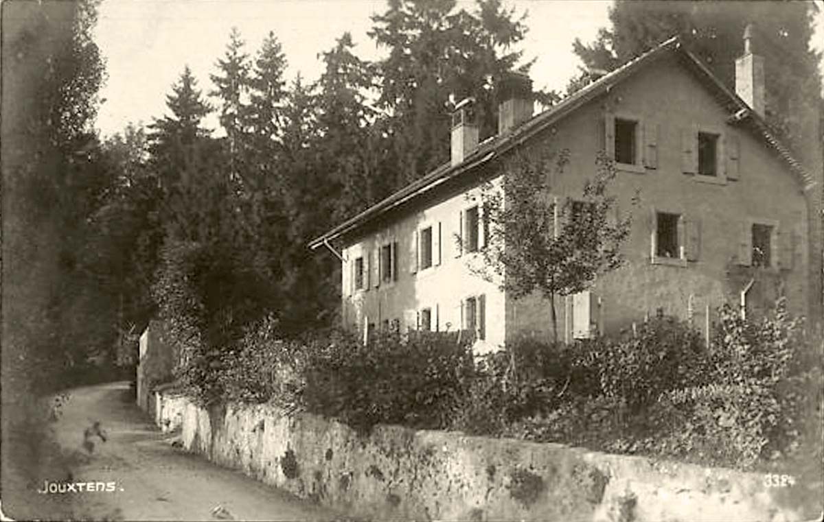 Jouxtens-Mézery. Haus am Wald, 1923