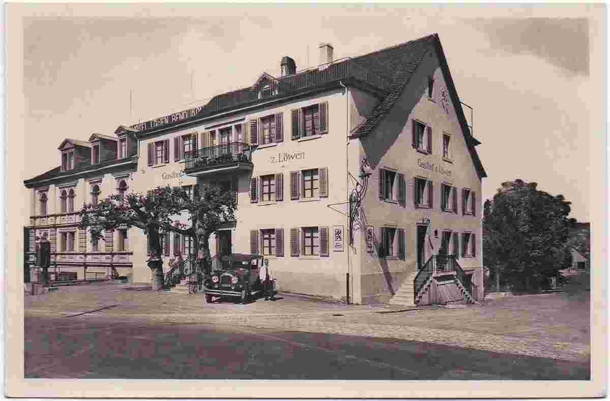 Kilchberg. Gasthof zum Löwen, um 1930