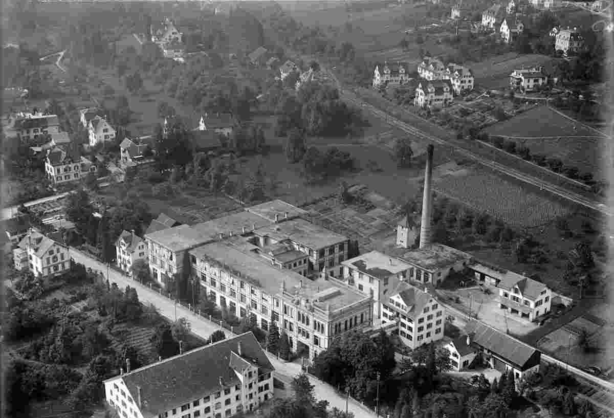Kilchberg. 'Lindt und Sprüngli' Schokoladenfabrik, 1924