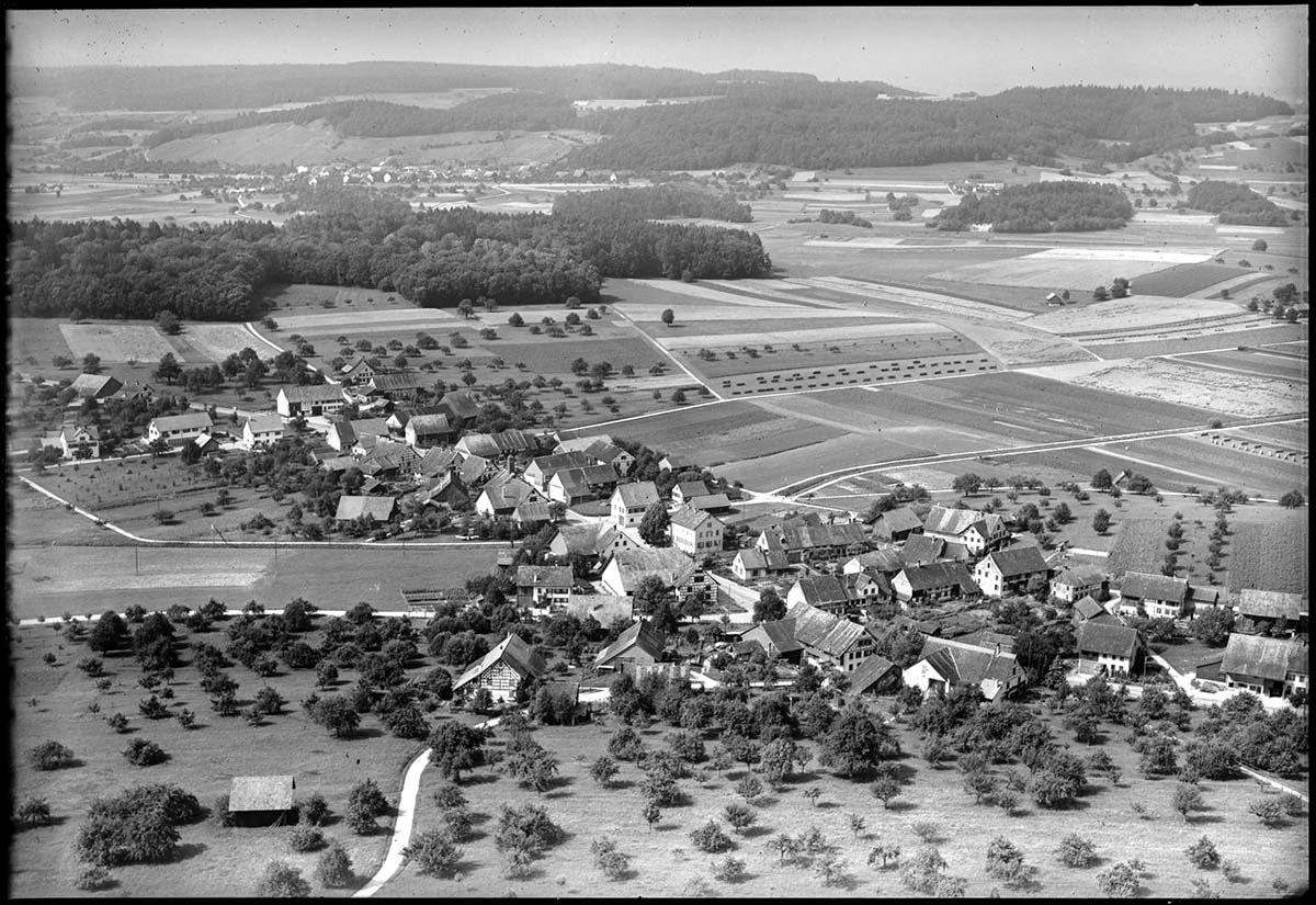 Blick auf Kleinandelfingen, 1953