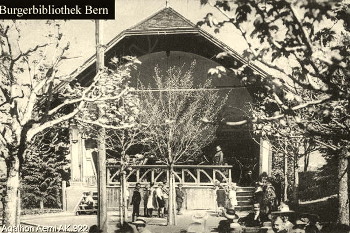 Köniz. Musikpavillon Gurten vor 27.06.1921
