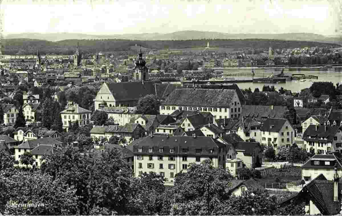 Kreuzlingen. Panorama der Stadt