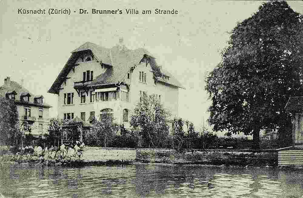 Küsnacht. Brunner's villa am Strande