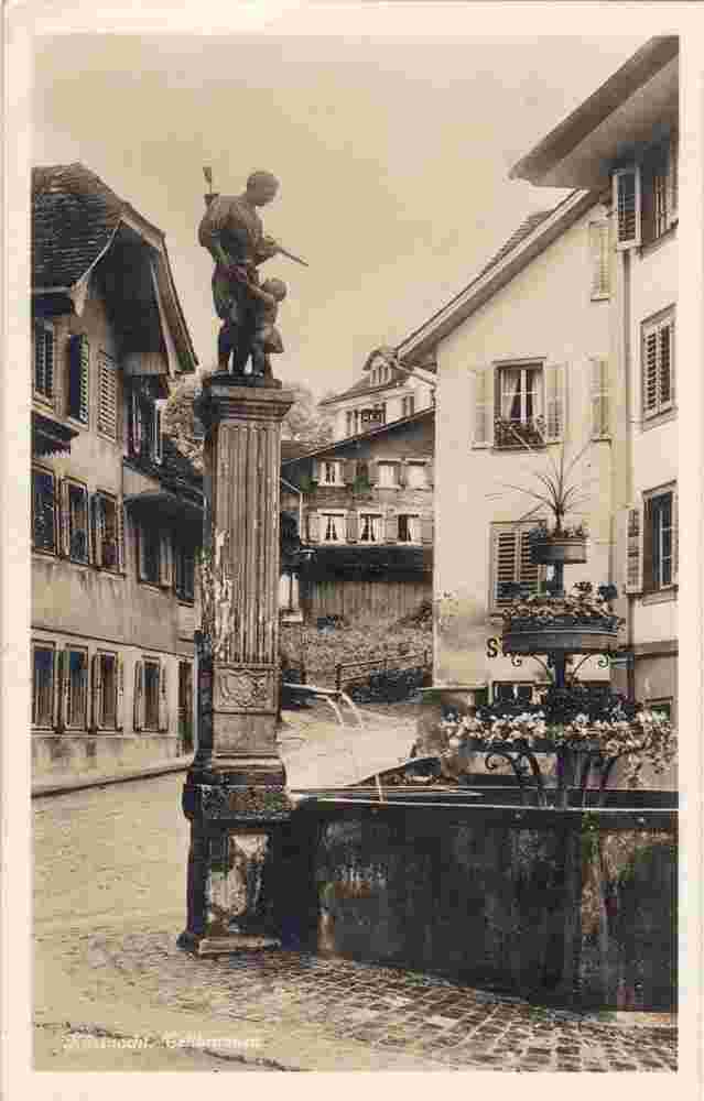 Küssnacht. Tellbrunnen, 1927