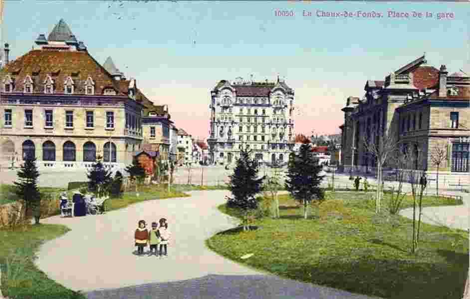 La Chaux-de-Fonds. Place de la gare