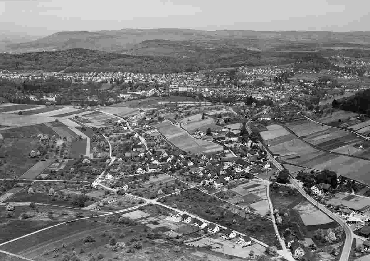 Laufen-Uhwiesen. Blick auf Uhwiesen, 1958
