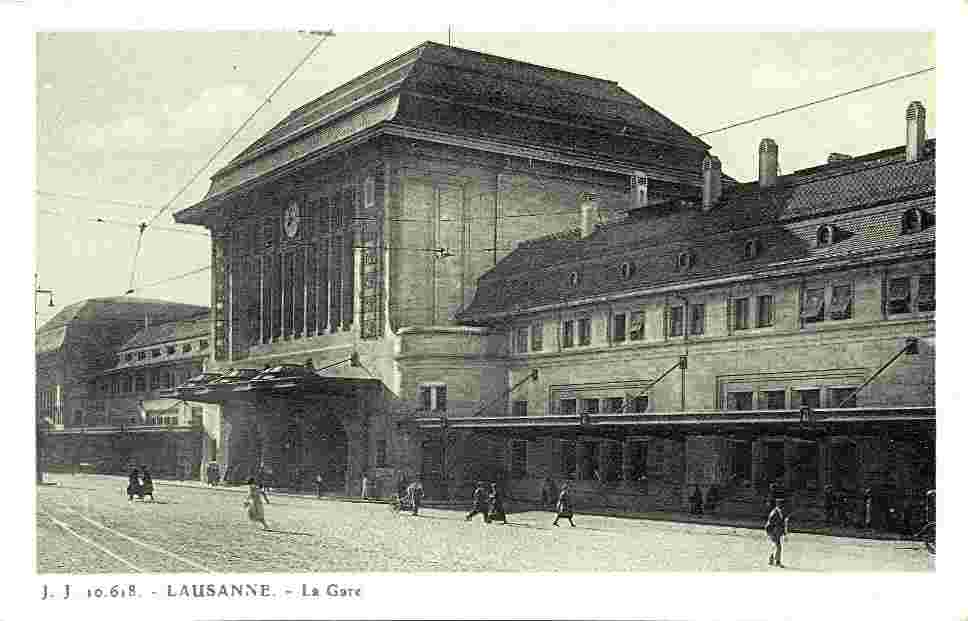 Lausanne. Bahnhof