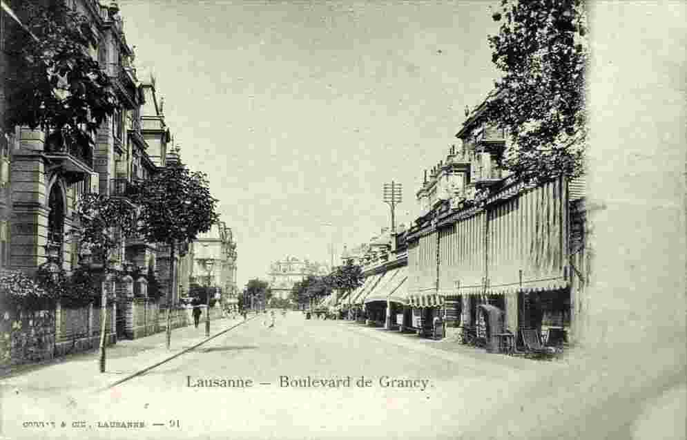 Lausanne. Boulevard de Grancy