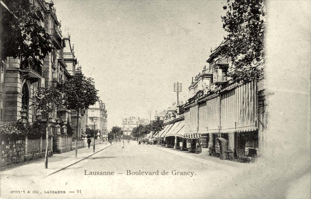 Lausanne. Boulevard de Grancy