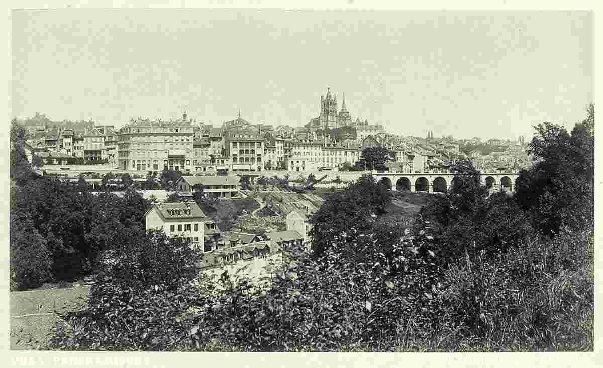 Lausanne. Cathédrale, 1870