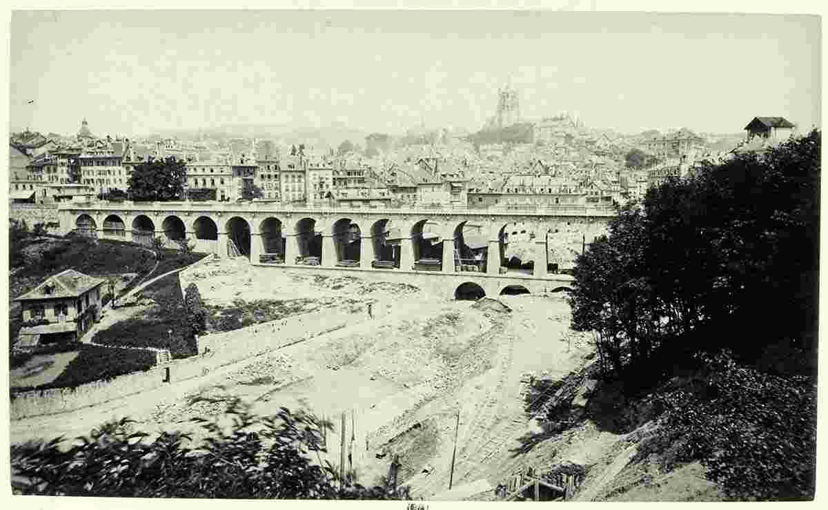 Lausanne. Grand-Pont, 1855