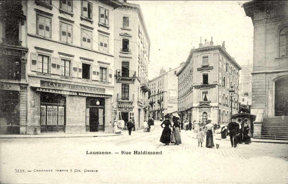Lausanne. Rue Haldimand