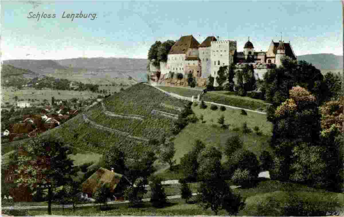 Lenzburg. Schloss, 1910