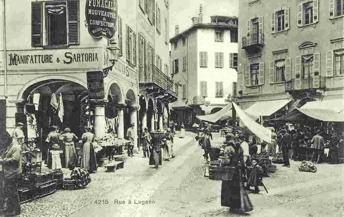 Rue à Lugano
