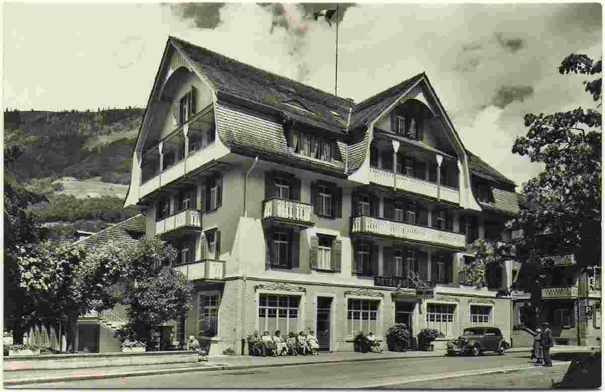 Lungern. Hotel Löwen, 1930