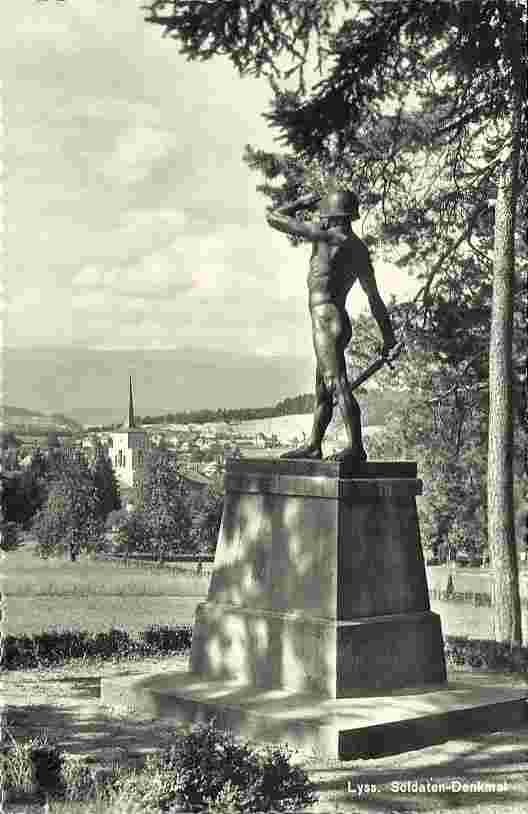 Lyss. Soldaten-Denkmal