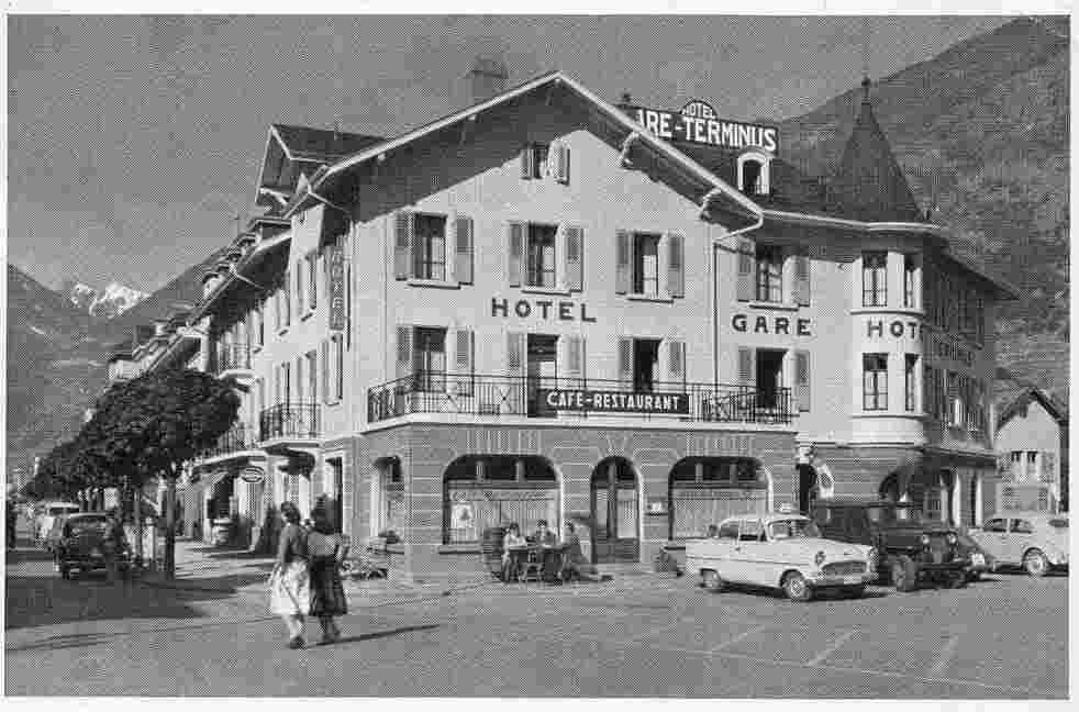 Martigny. Hotel 'Gare - Terminus', Cafe et Restaurant