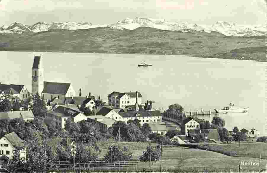 Meilen. Panorama der Stadt, 1949