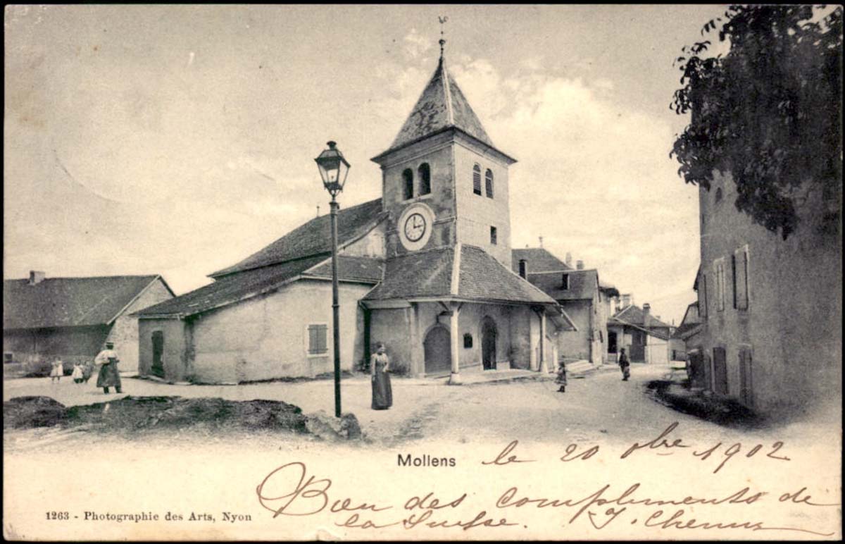 Mollens - Kirche, 1902