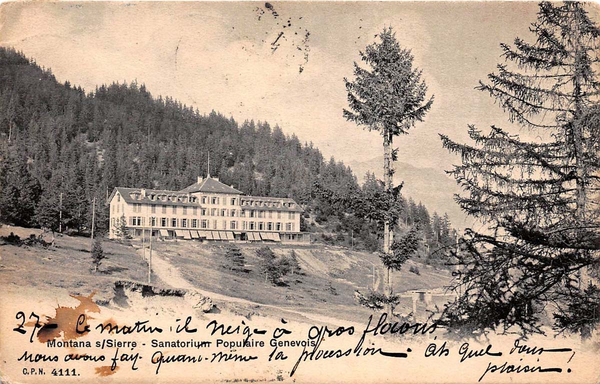 Montana - Sanatorium Populaire Genevois