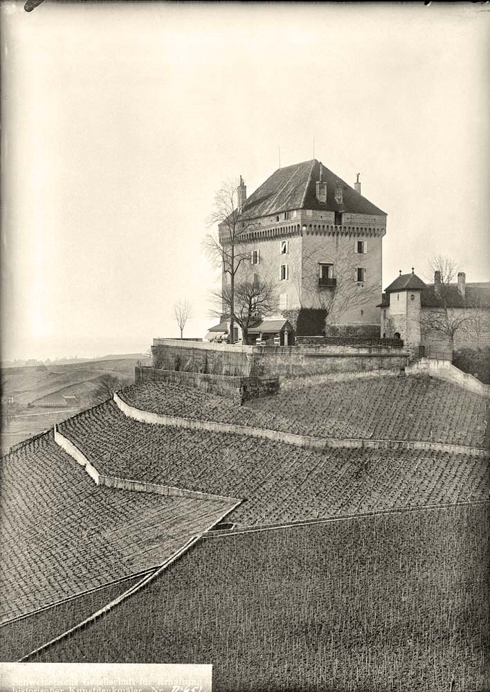 Montreux. Clarens, Château du Châtelard, 1898