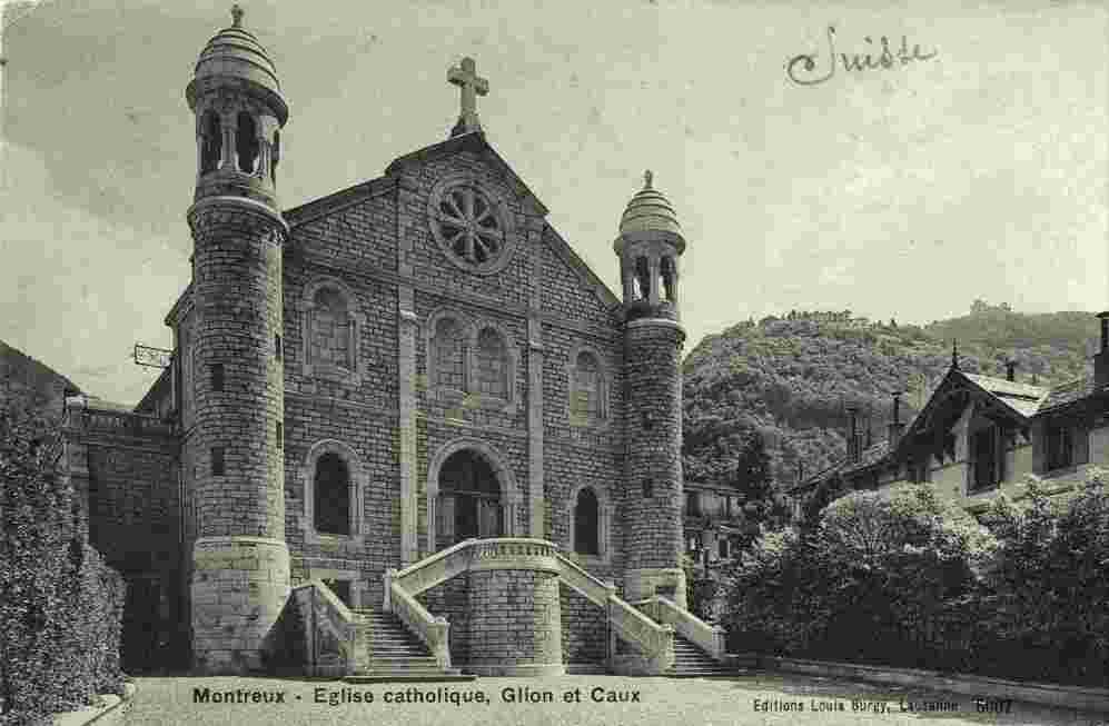 Montreux. Eglise catholique, Glion et Caux