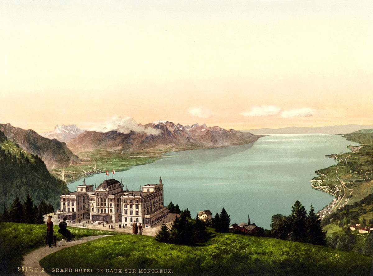 Grand Hôtel de Caux sur Montreux