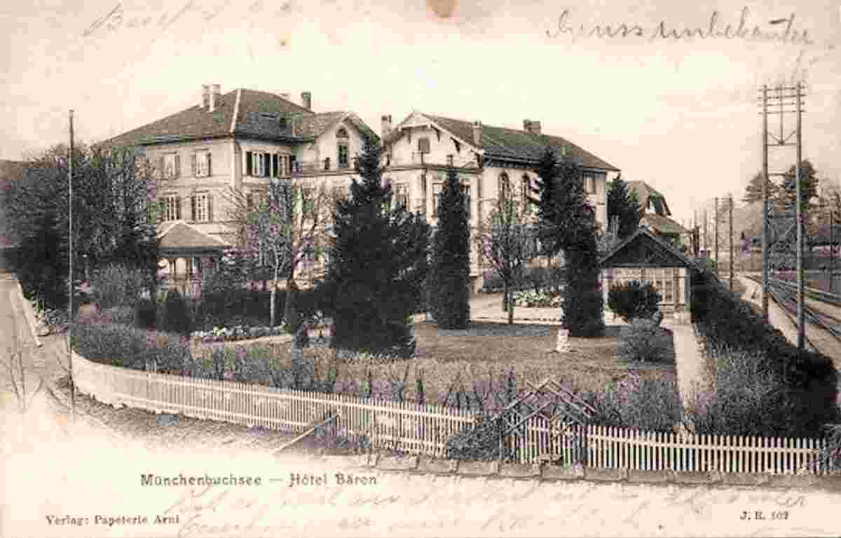 Münchenbuchsee. Hotel Bären, 1905