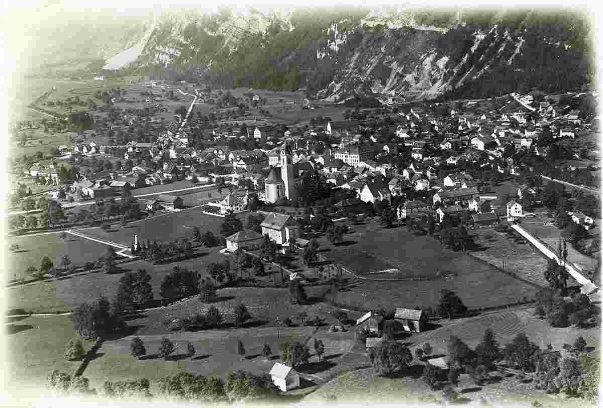 Näfels. Blick nach Südsüdwesten, 1923
