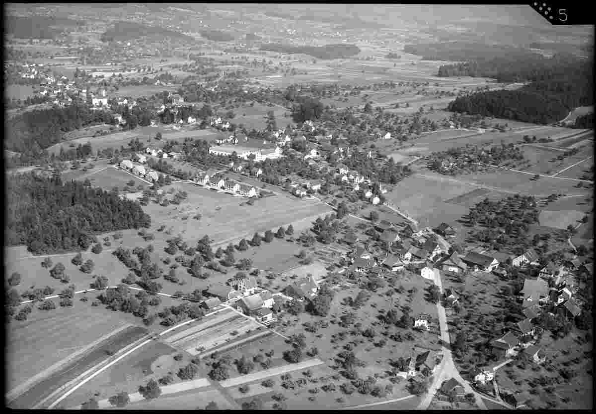 Blick auf Obfelden, 1947