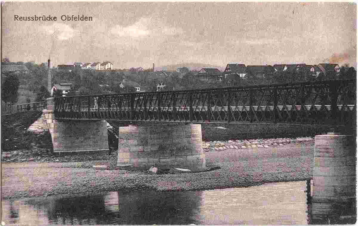 Obfelden. Reussbrücke
